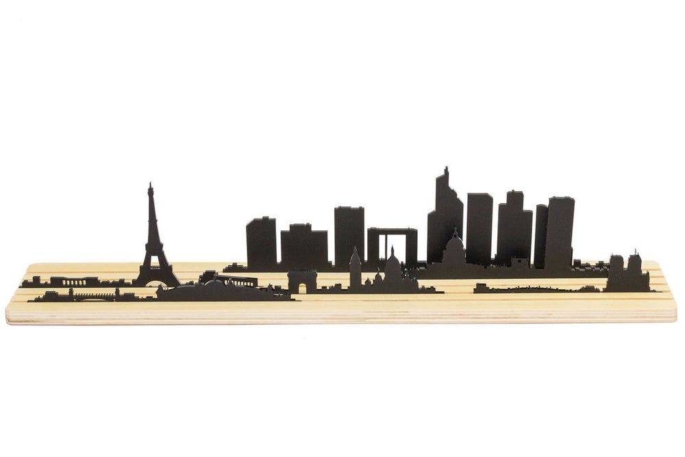 Sculptures, statuettes et miniatures - Formes de Paris - Silhouette d'horizon de la ville en 3D - Diorama - BEAMALEVICH