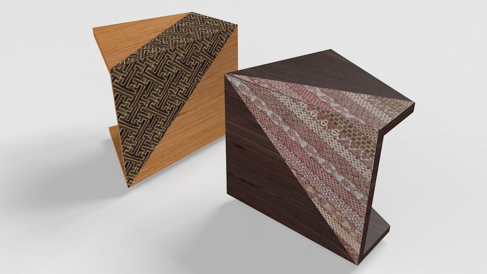 Objets de décoration - Yosegi Combination Table - YOSEGI