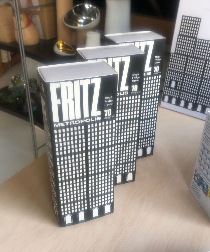Decorative objects - Fritz Lang Metropolis Architecture Fridge Magnets - 70 pieces - BEAMALEVICH
