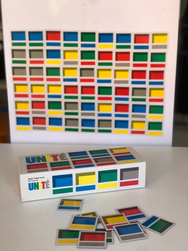 Decorative objects - Unité Le Corbusier Brutalism Archi Fridge Magnets - 54 pieces - BEAMALEVICH