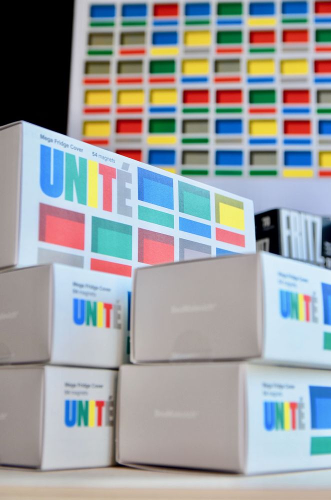 Decorative objects - Unité Le Corbusier Brutalism Archi Fridge Magnets - 54 pieces - BEAMALEVICH