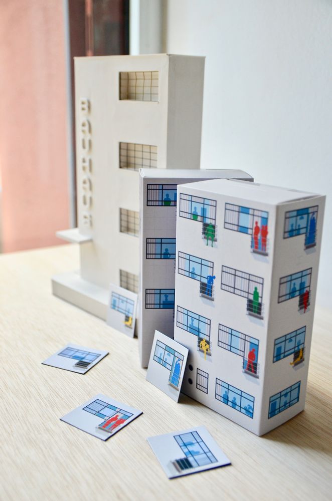 Decorative objects - Staatliches Bauhaus Dessau Architecture Fridge Magnets - 20 pieces - BEAMALEVICH