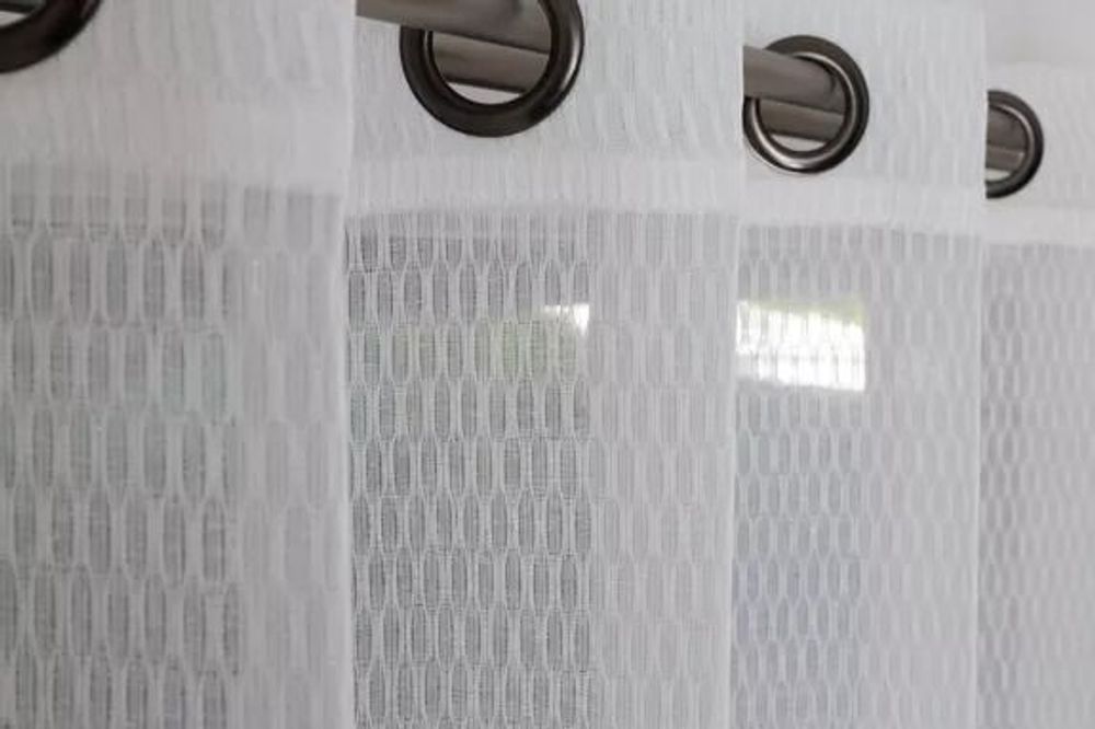 Rideaux et voilages - Voilage ROMA - Col Naturel - Panneau à oeillets - 200 x 260 cm - 100 % polyester - IPC DECO DELL'ARTE