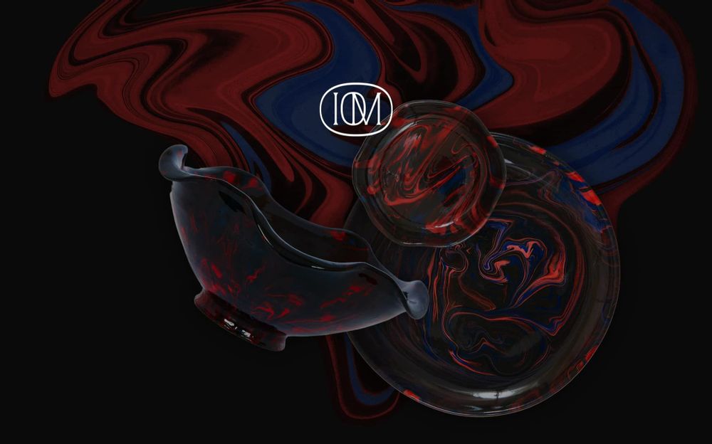 Decorative objects - EMPTY POCKET BLACK AND RED MAGMA - IOM INES-OLYMPE MERCADAL
