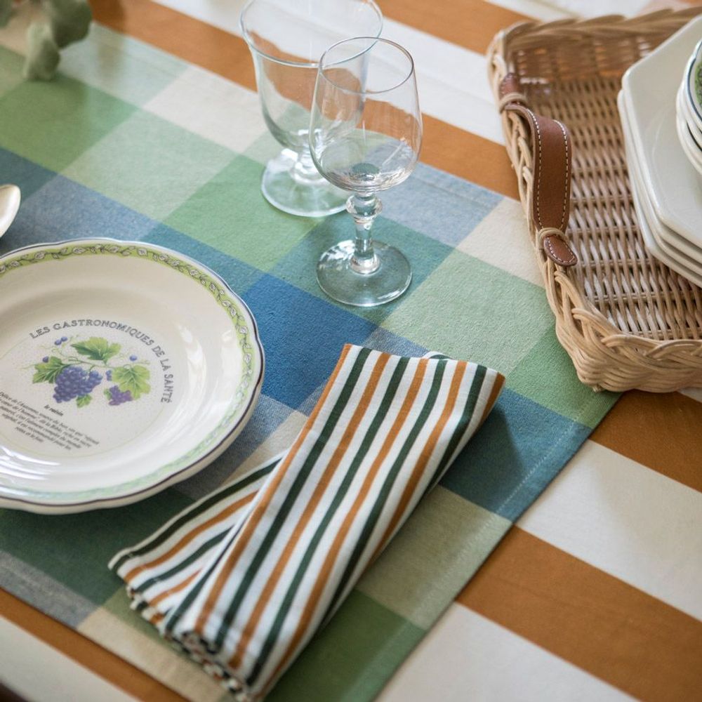 Serviettes - Serviette à Rayures - MAHE HOMEWARE