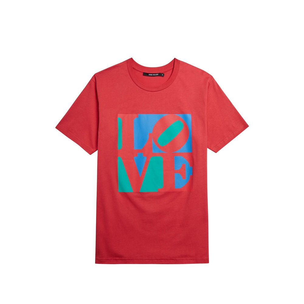 Prêt-à-porter - T-shirt unisexe Robert Indiana LOVE T-shirt - ROME PAYS OFF