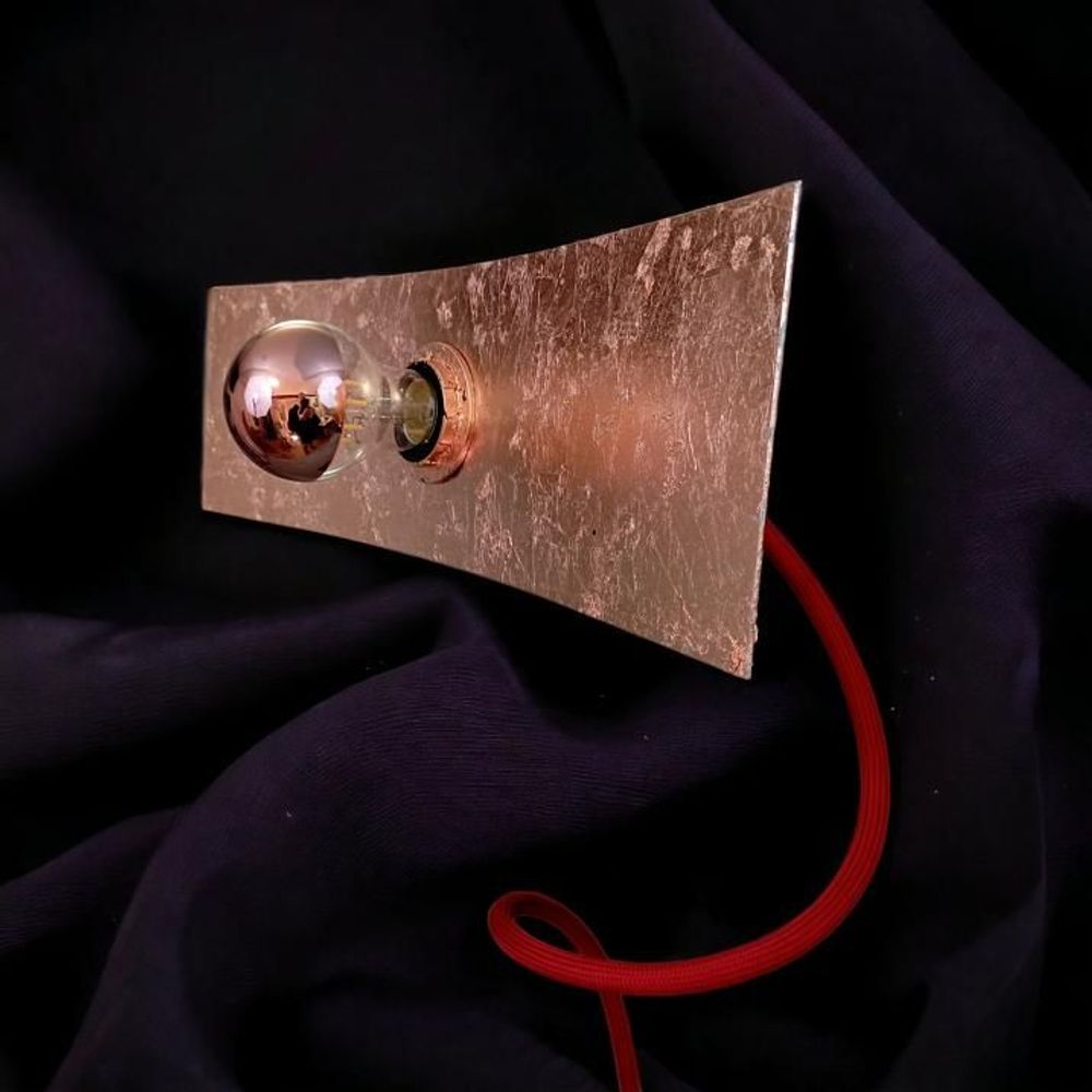 Decorative objects - Movement. Copper leaf table lamp. - ATELIER DE MR C