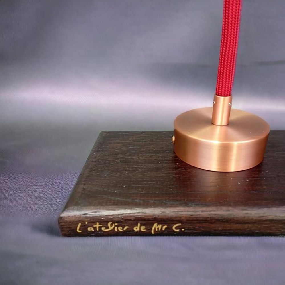 Decorative objects - Movement. Copper leaf table lamp. - ATELIER DE MR C
