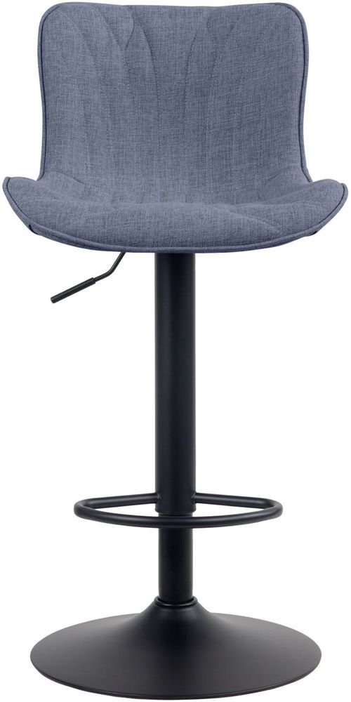 Tabourets - Tabouret de bar Linus tissu - Bleu - VIBORR