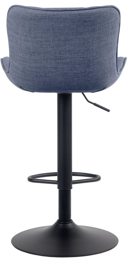 Tabourets - Tabouret de bar Linus tissu - Bleu - VIBORR