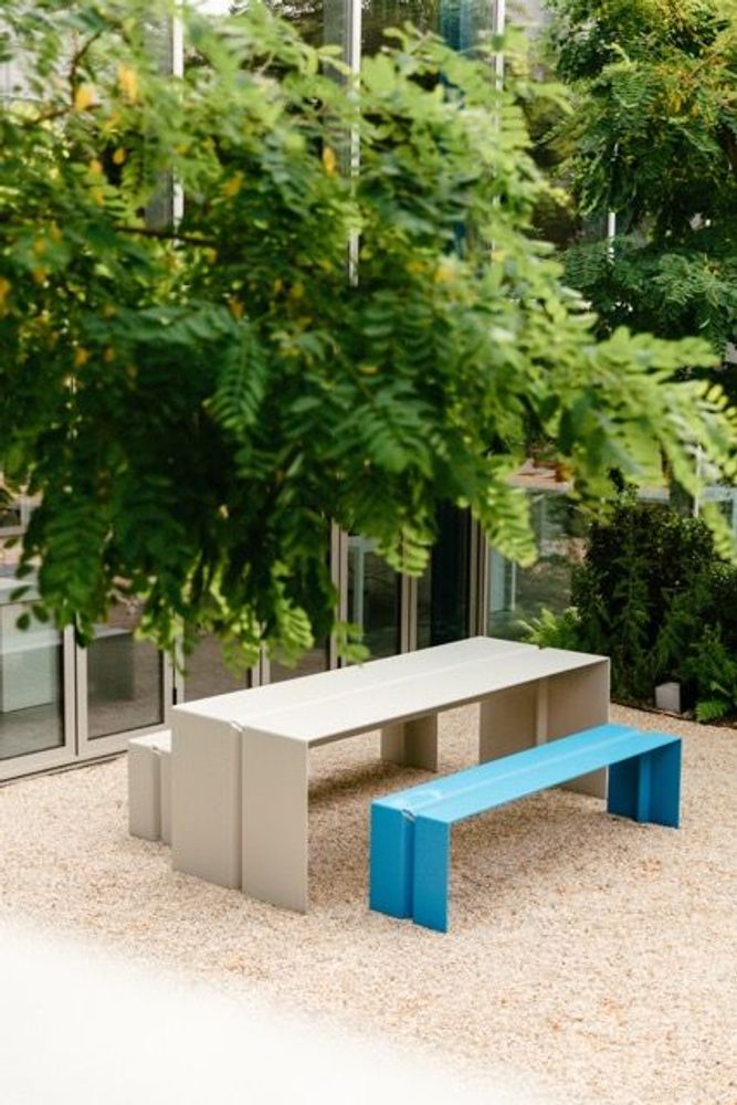 Lawn tables - The Bended - WÜNDER BELGIUM