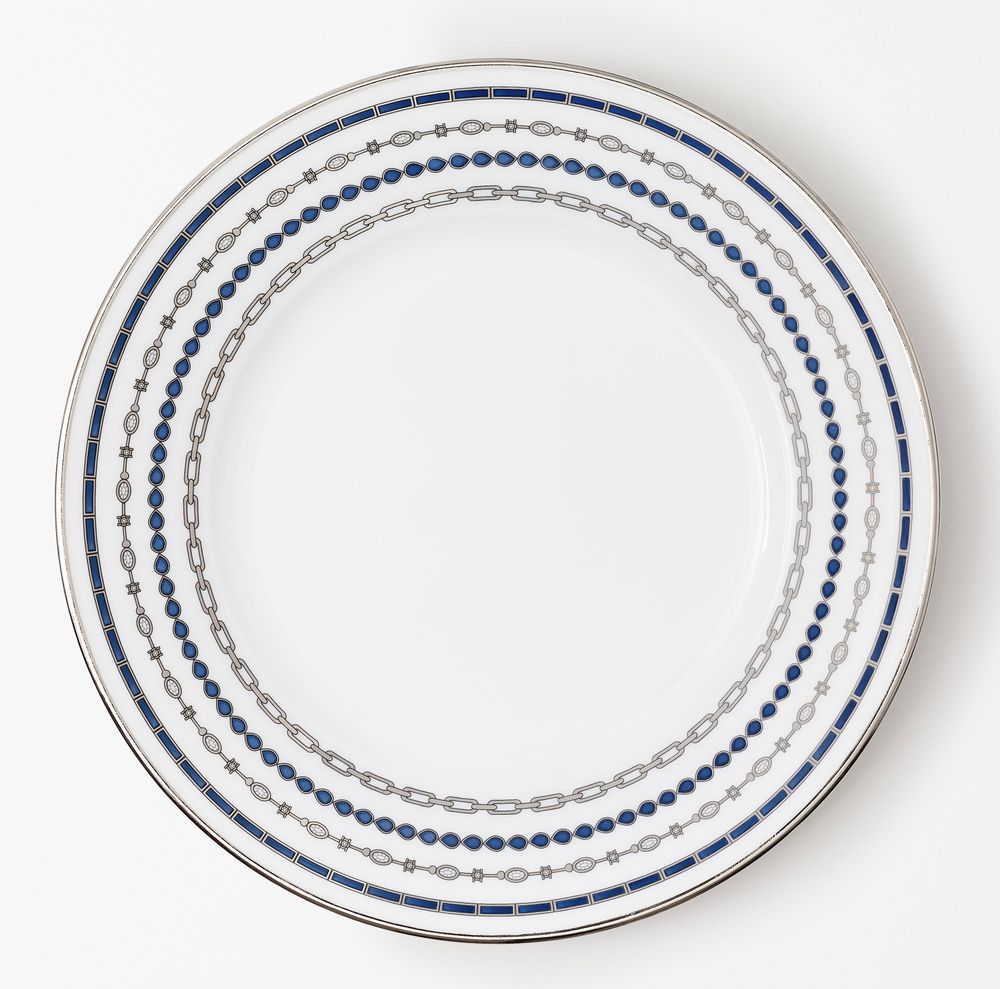 Assiettes de réception - Assiette à dessert Saphirs - JOHANNE PARIS