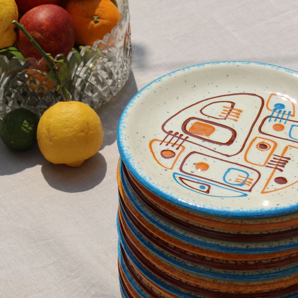 Assiettes au quotidien - Assiette à Dessert - SARL VILLA DE ROSA