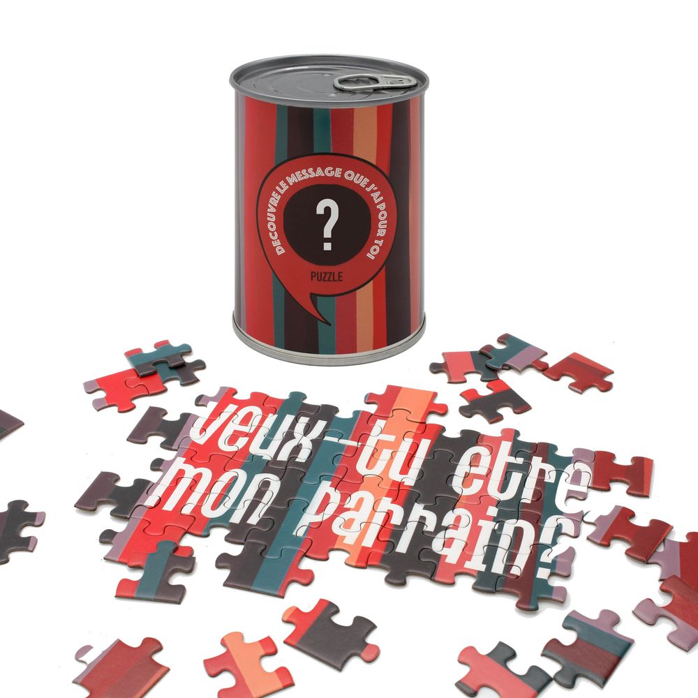 Gifts - Message puzzle\" Do you want to be my sponsor\” Made in France - BWAT