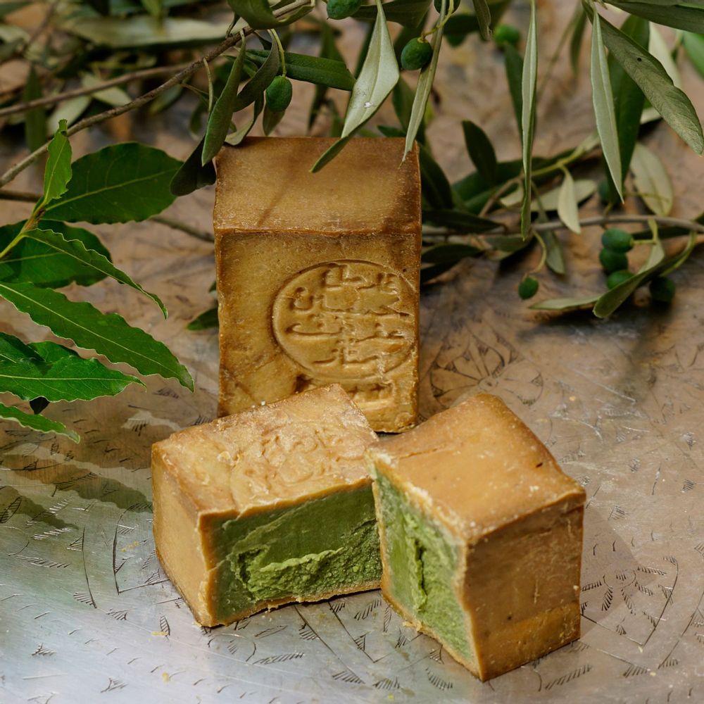 Soaps - ALEPPO SOAP PURE OLIVE 95% - IN BOX - KARAWAN AUTHENTIC