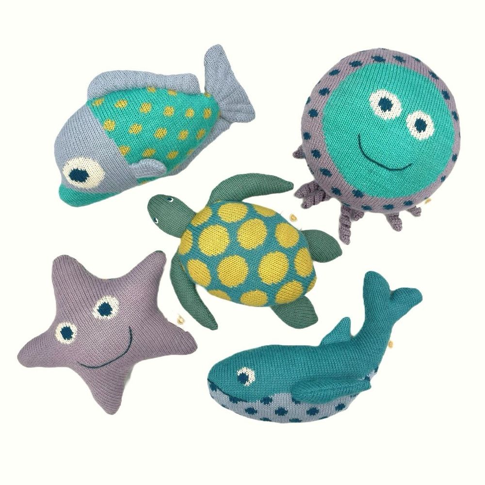 Gifts - JELLY knitted Plush Toy from Aquatic Mates collection | Meets CE Standards - SOL DE MAYO