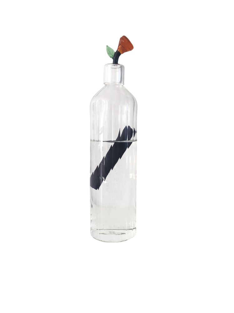 Cadeaux - Carafe à eau en verre, belle carafe design sculptée en verre résistant - LE CHARBON ACTIF FRANCAIS