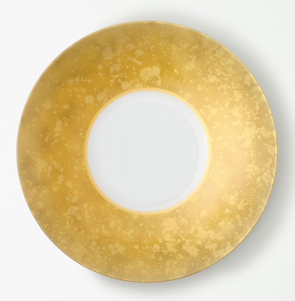 Assiettes de réception - Assiette à Dîner Eclipse Jaune - JOHANNE PARIS