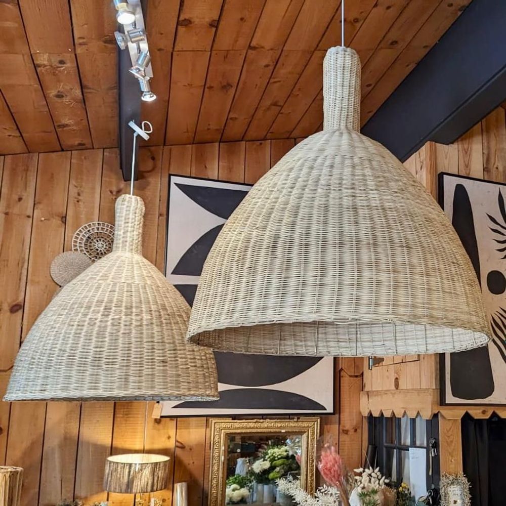 Suspensions - Suspension Cloche en Rotin (Bali) - SCRP1 - BALINAISA