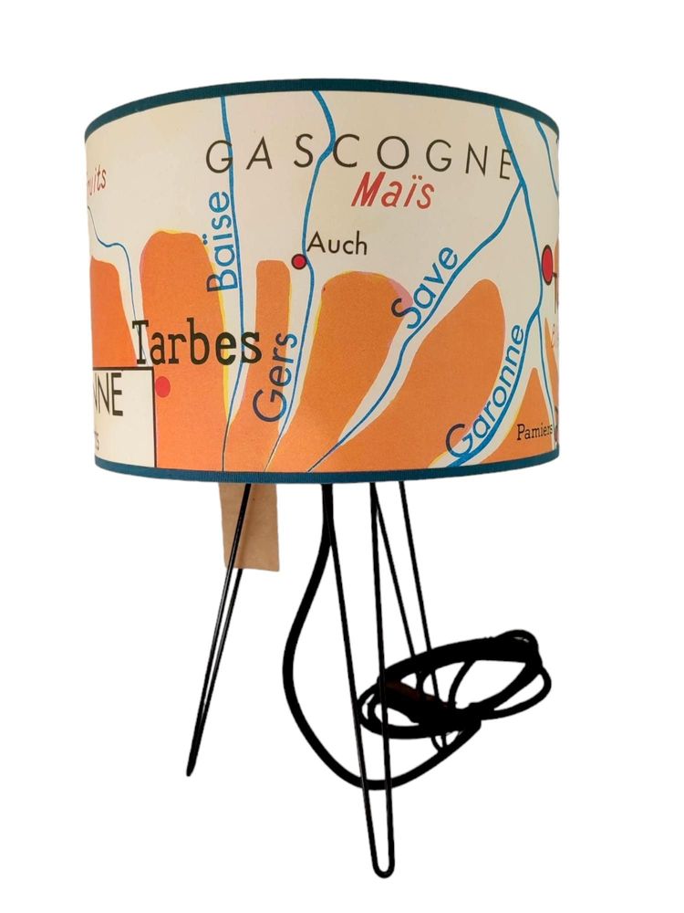 Abat-jours - LAMPE REGION RECTO VERSO - ZARALOBO