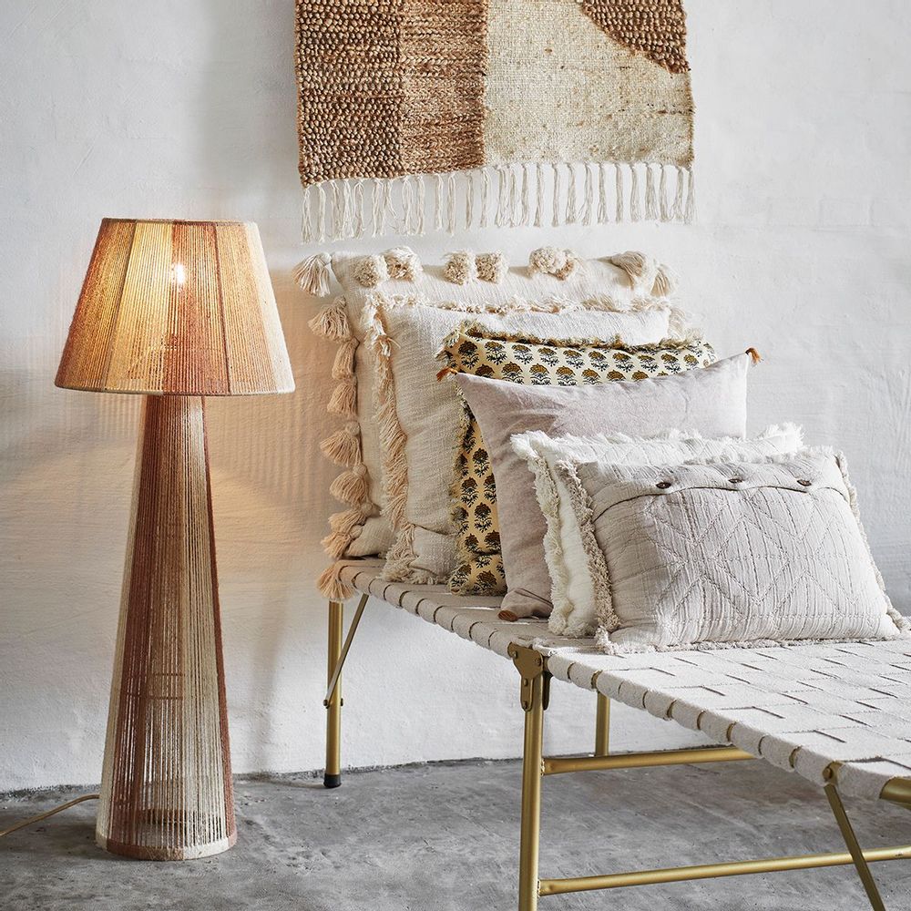 Floor lamps - Jute floor lamp - MADAM STOLTZ