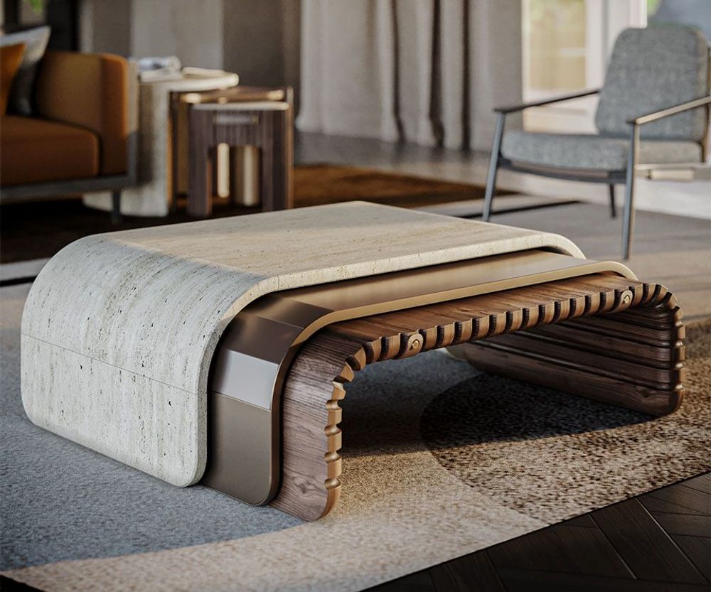 Coffee tables - Henley Center Table - WOOD TAILORS CLUB