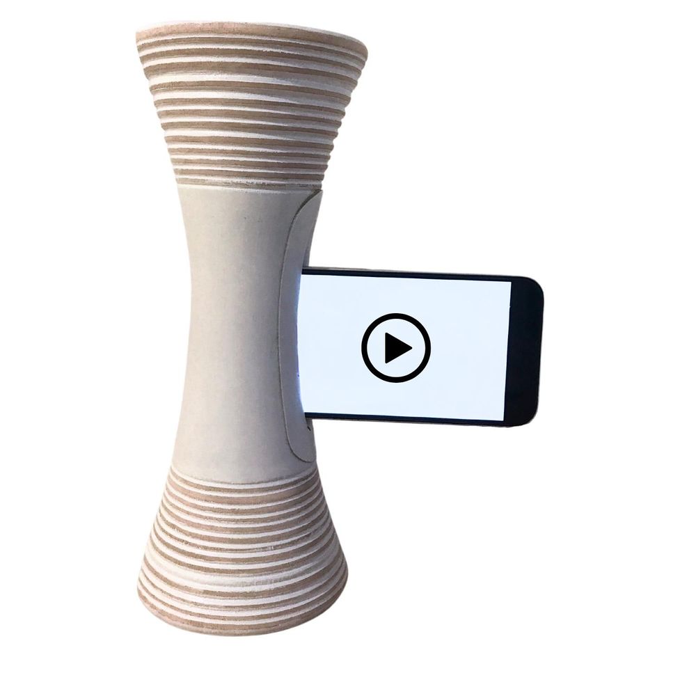 Speakers and radios - Natural White Mango Wood Enclosure - COCOONME