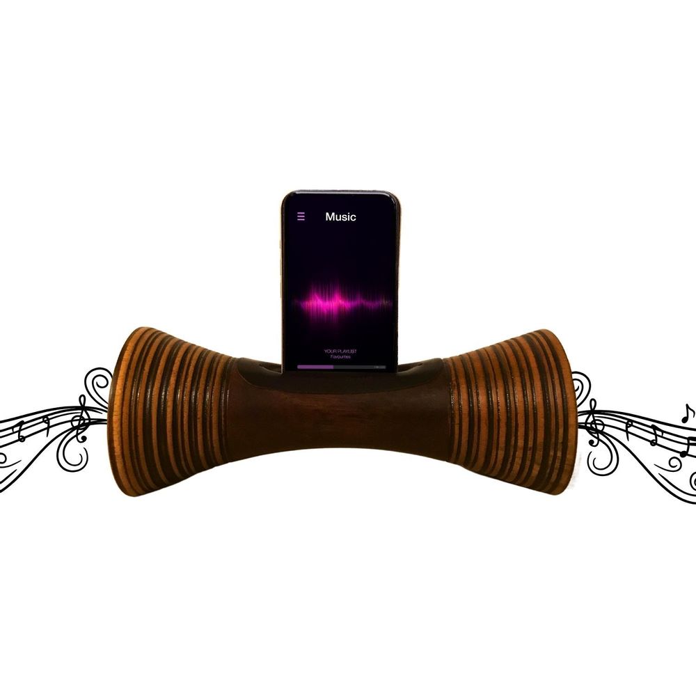 Enceintes et radios - Enceinte striller Wengé au bois de manguier - COCOONME