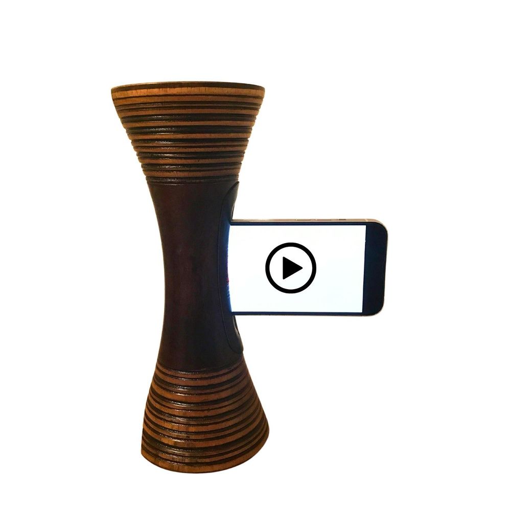 Enceintes et radios - Enceinte striller Wengé au bois de manguier - COCOONME