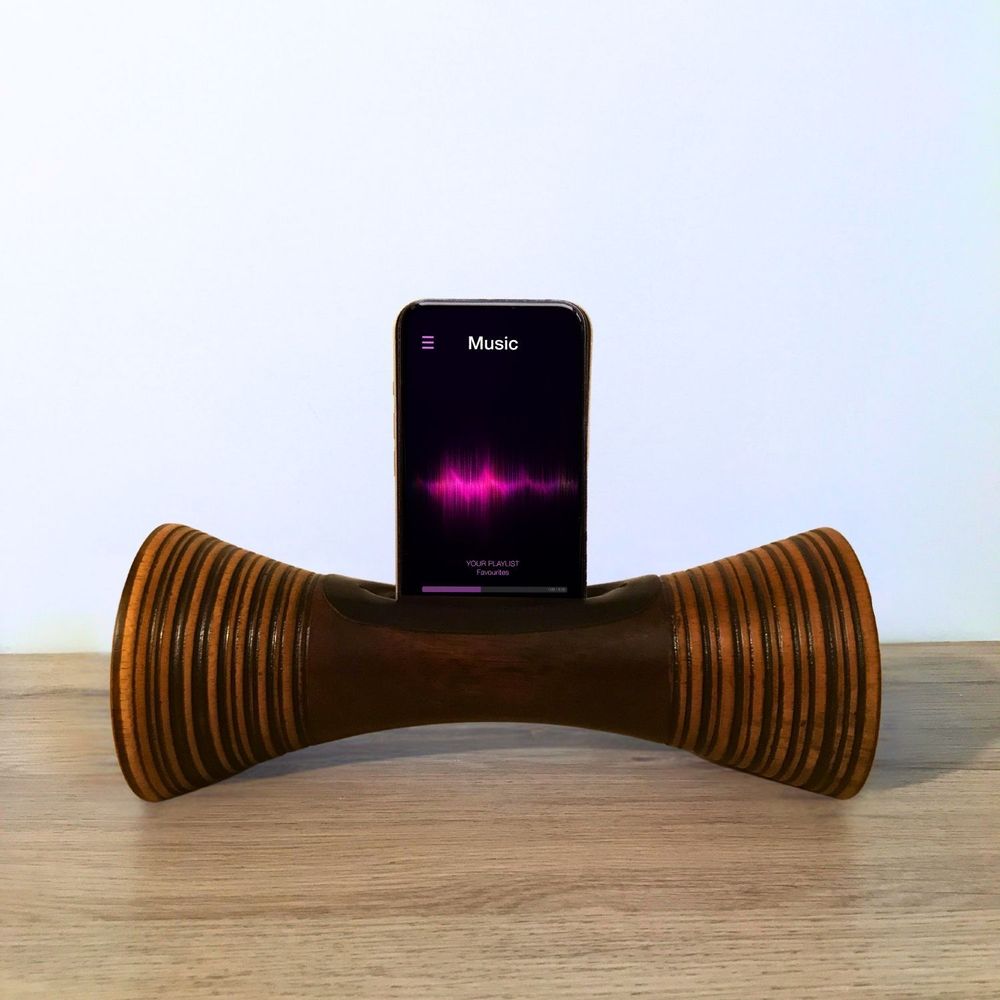 Enceintes et radios - Enceinte striller Wengé au bois de manguier - COCOONME