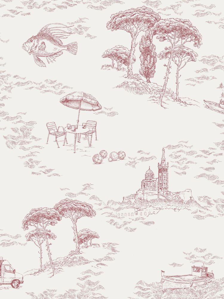 Textile and surface design - From Marseille with Love - MEYNIAL