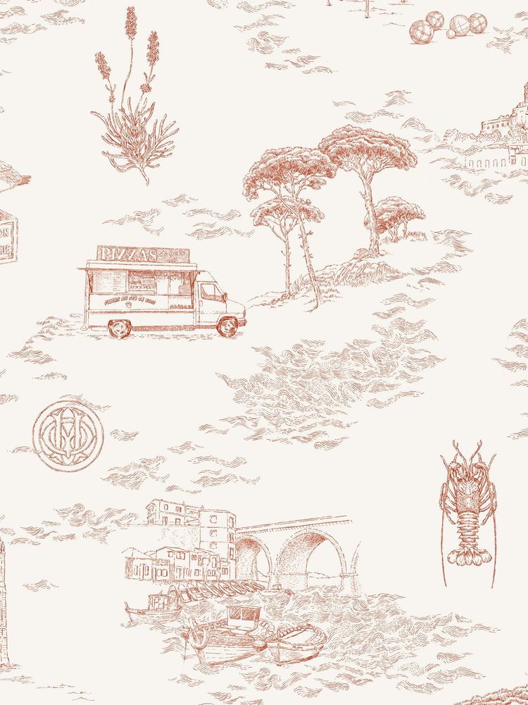 Textile and surface design - From Marseille with Love - MEYNIAL