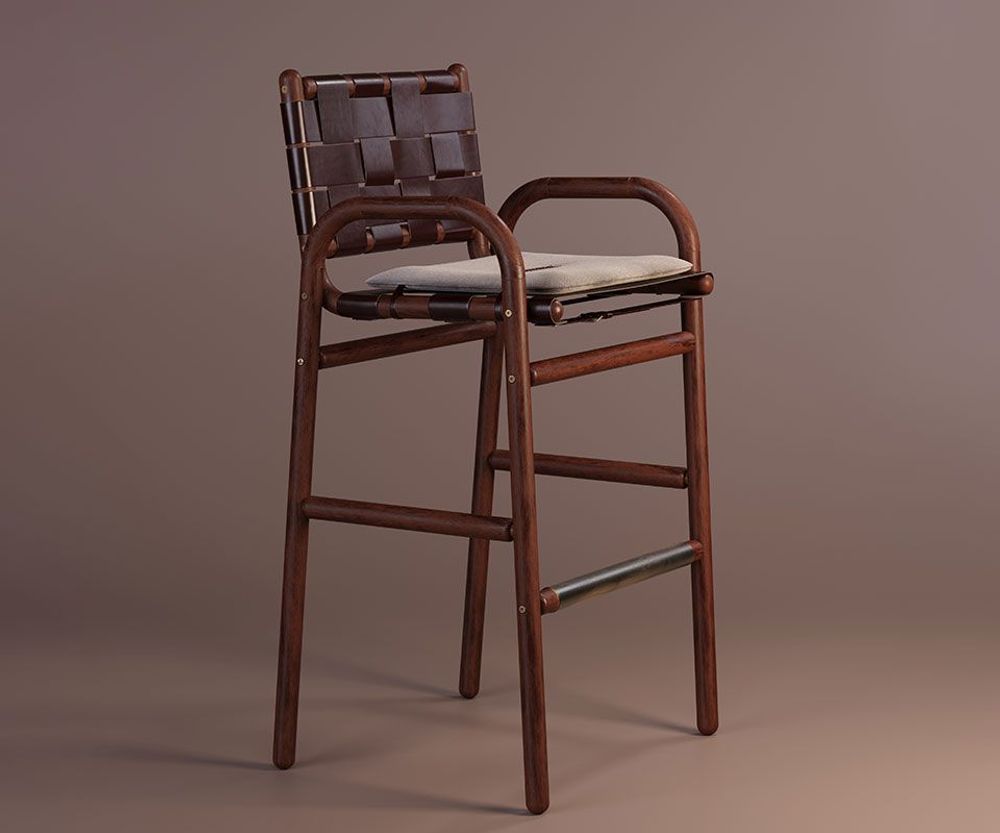 Chairs - Albany Bar Chair - WOOD TAILORS CLUB