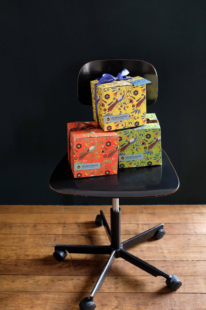 Confiserie - Panettone Artisanal Miel, citron, cedrat, 500 gr - LES DEUX SICILES