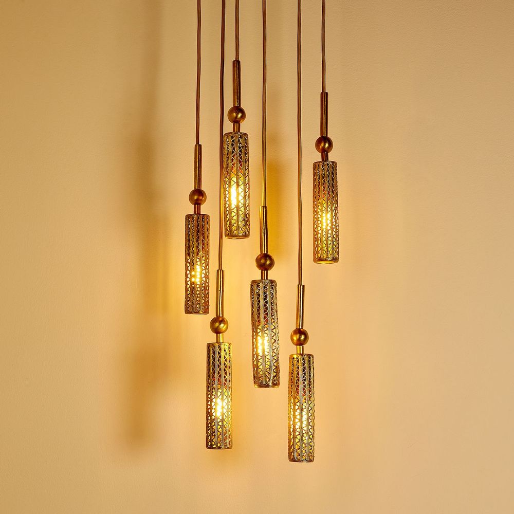 Hanging lights - Gifty Brass Pendant Lamp - GOLDEN EDITIONS
