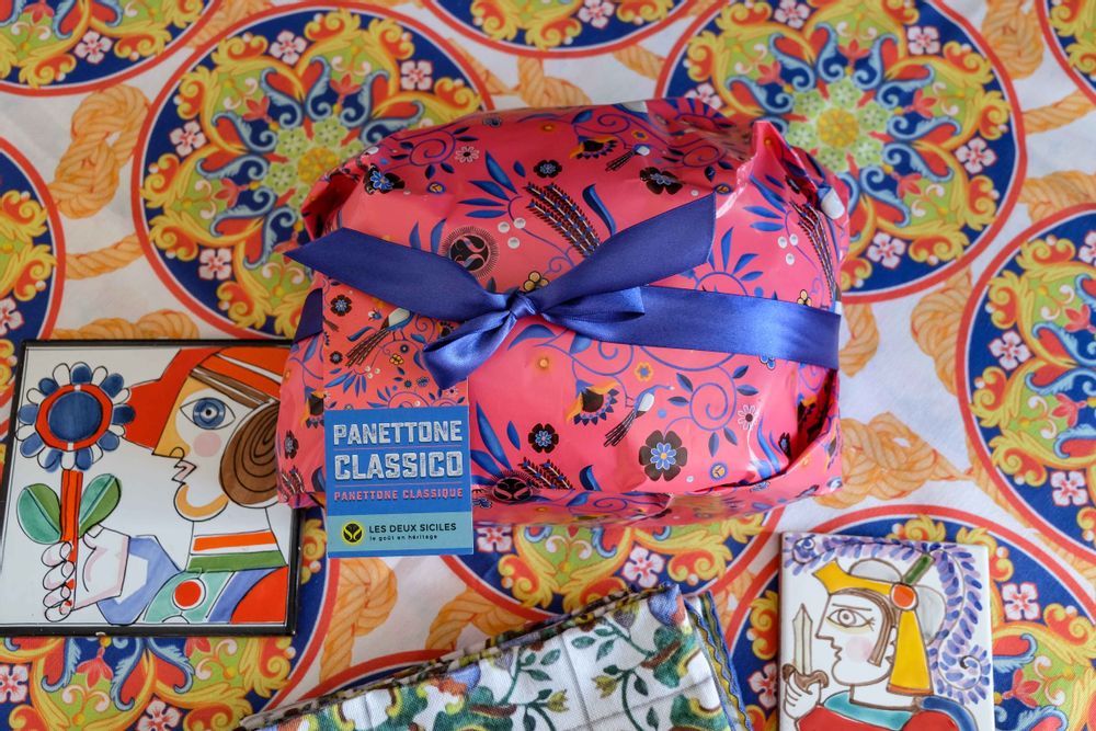 Candy - Panettone handmade 750 gr, paper pack - LES DEUX SICILES