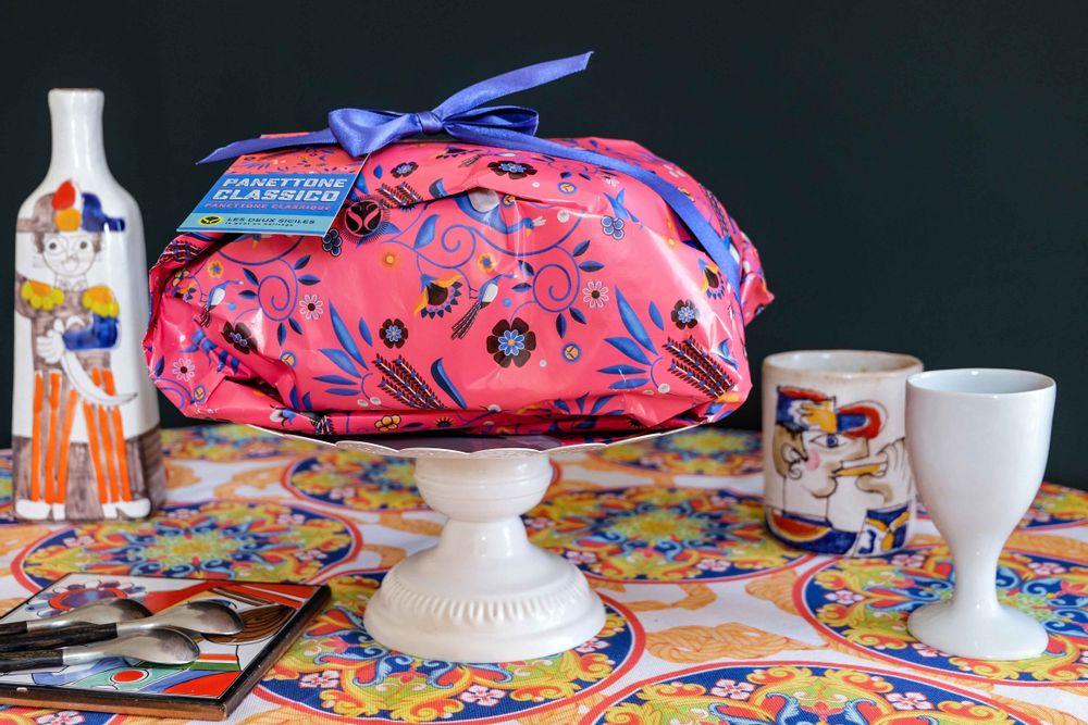 Candy - Panettone handmade 750 gr, paper pack - LES DEUX SICILES