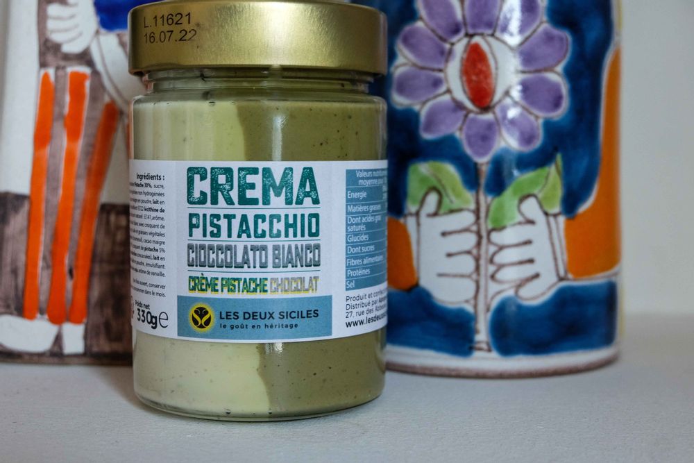 Candy - Pistachio and White Chocolate Duo Cream - LES DEUX SICILES