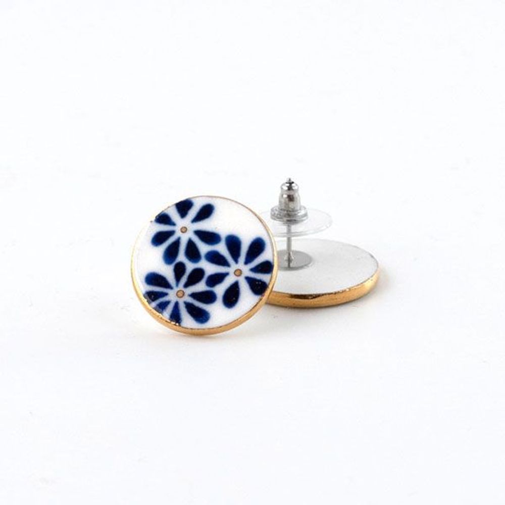 Bijoux - DESSINÉ À LA MAIN EN BLEU ET BLANC - NANAYOSHA