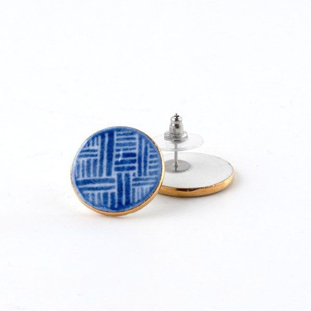 Bijoux - DESSINÉ À LA MAIN EN BLEU ET BLANC - NANAYOSHA