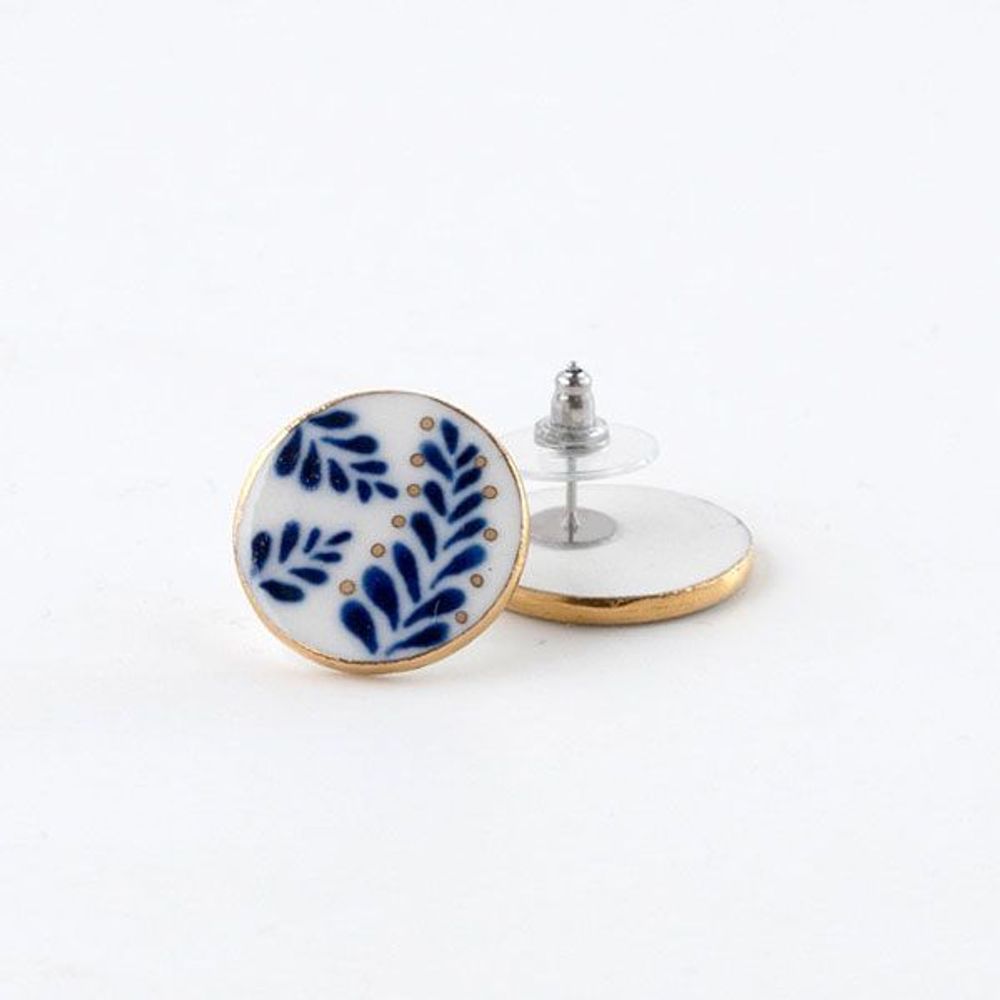Bijoux - DESSINÉ À LA MAIN EN BLEU ET BLANC - NANAYOSHA