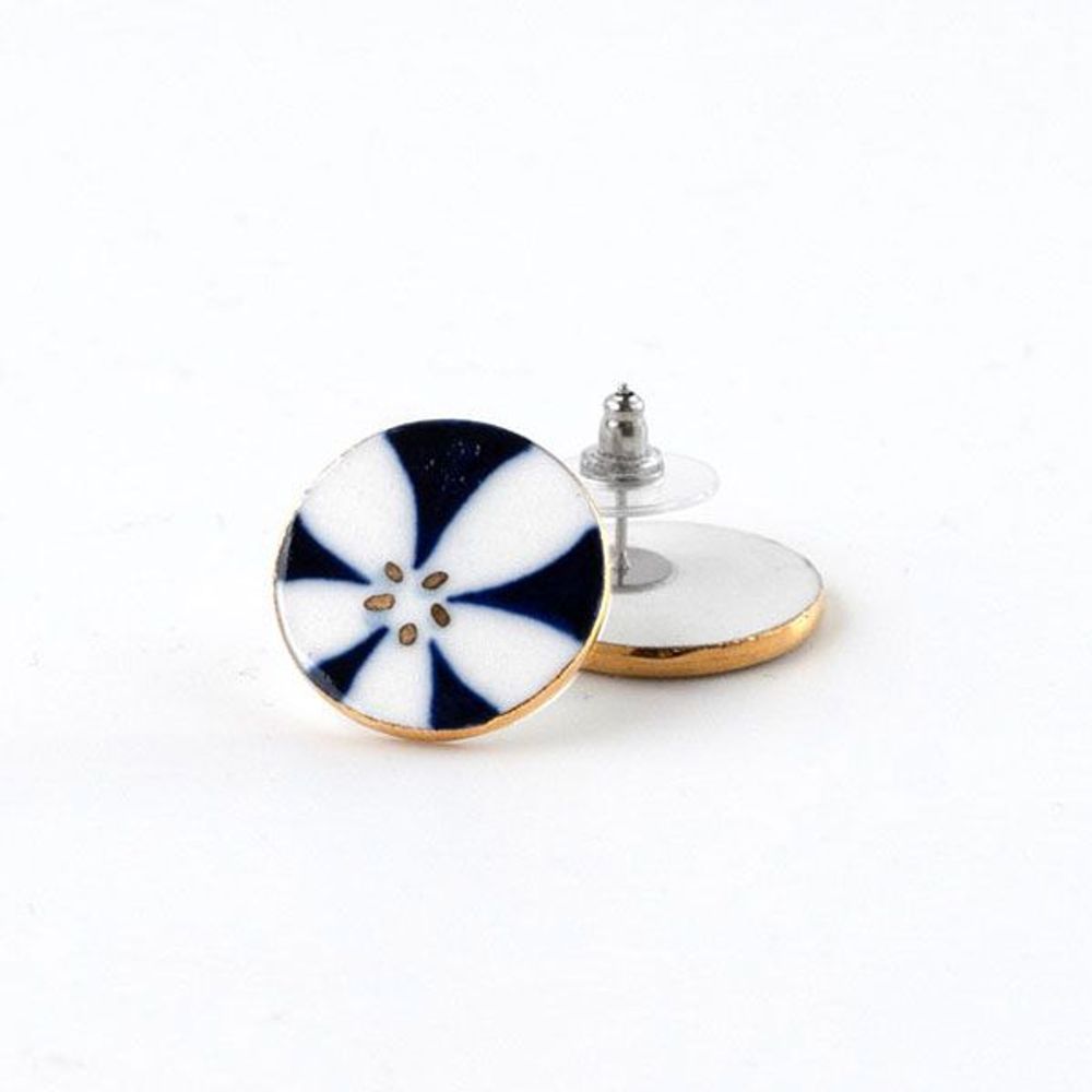 Bijoux - DESSINÉ À LA MAIN EN BLEU ET BLANC - NANAYOSHA