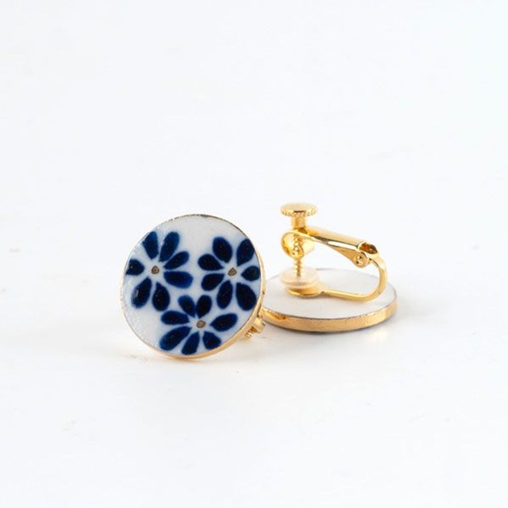 Bijoux - DESSINÉ À LA MAIN EN BLEU ET BLANC - NANAYOSHA