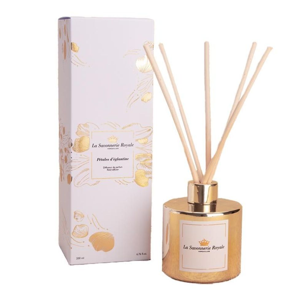 Diffuseurs de parfums - DIFFUSEUR 200 ML PETALES D'EGLANTINE - LA SAVONNERIE ROYALE
