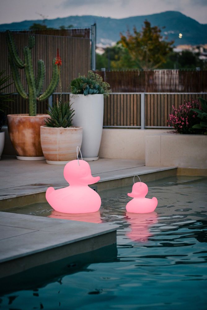 Outdoor decorative accessories - THE DUCK DUCK LAMP S - "PINK EDITION" - GOODNIGHT LIGHT
