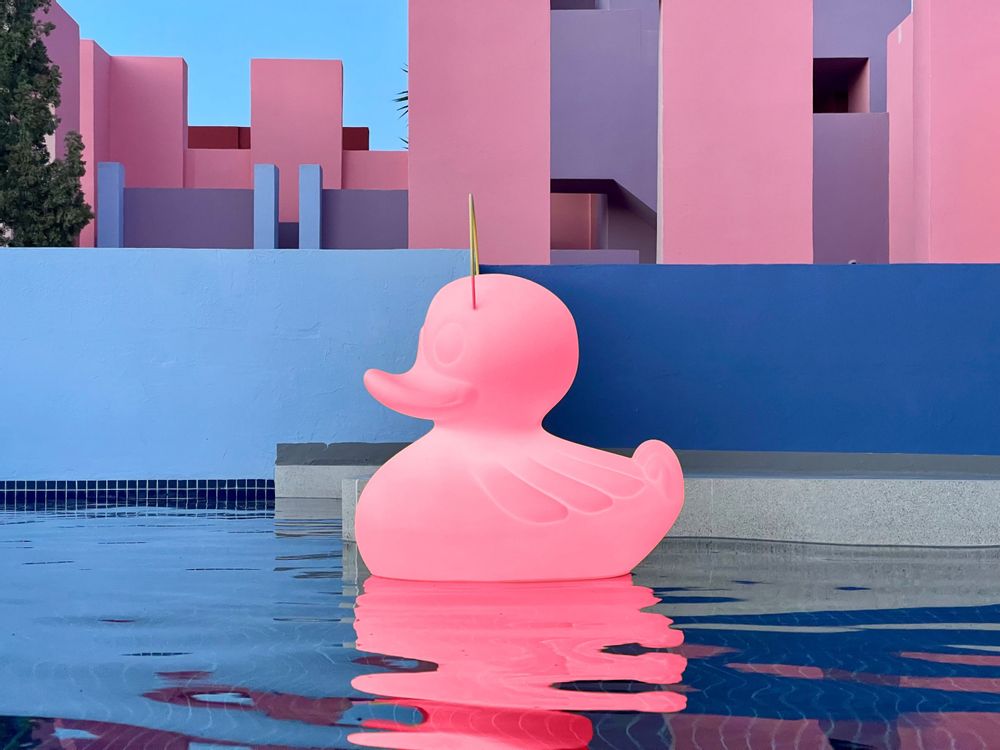 Outdoor decorative accessories - THE DUCK DUCK LAMP S - "PINK EDITION" - GOODNIGHT LIGHT