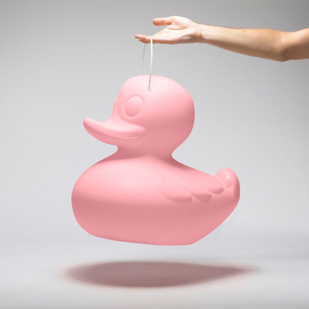Outdoor decorative accessories - THE DUCK DUCK LAMP S - "PINK EDITION" - GOODNIGHT LIGHT
