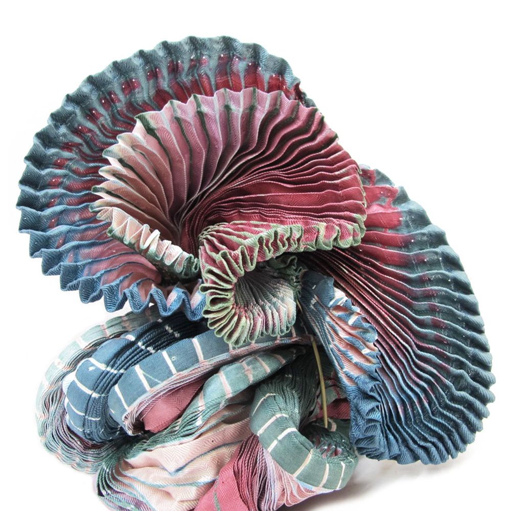 Scarves - PLICATWILL 103 silk pleated long scarf - SOPHIE GUYOT SILKS