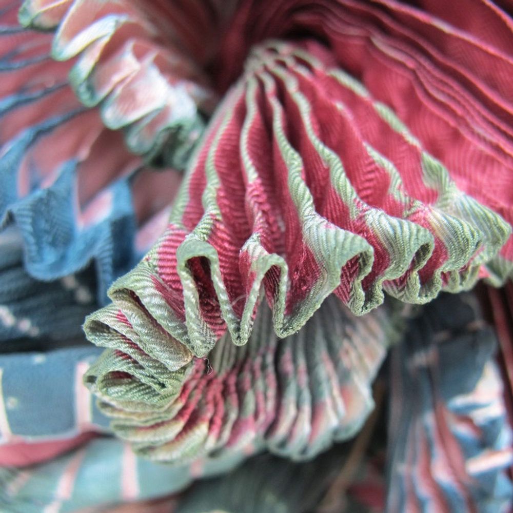 Scarves - PLICATWILL 103 silk pleated long scarf - SOPHIE GUYOT SILKS