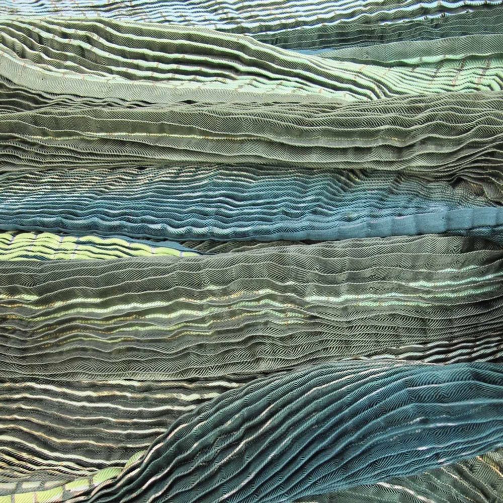 Foulards et écharpes - Écharpe longue plissée soie PLICATWILL 118 - SOPHIE GUYOT SILKS